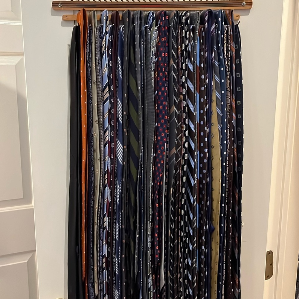 Variety of ties. 35 total. Mostly branded all in mint condition $45 for ALL